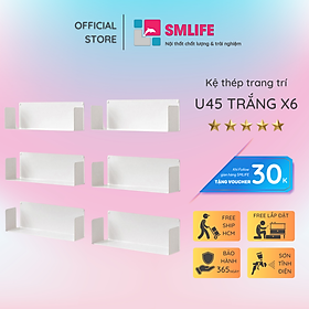 Kệ sách treo tường chữ U45 (set 6)