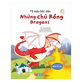 [Download Sách] Tô Màu Bóc Dán - Những Chú Rồng - Dragons