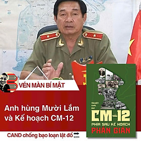 (Bìa cứng) CM-12 PHÍA SAU KẾ HOẠCH PHẢN GIÁN - Thiếu tướng Nguyễn Khắc Đức - Nguyên Cục trưởng Cục Kỹ thuật nghiệp vụ I, Tổng cục An ninh, Bộ Công an – WAKA – NXB Công An Nhân Dân