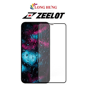 Dán màn hình cường lực Full viền chống vân tay Zeelot dành cho iPhone 15 Pro Max/15 Pro/15 Plus/15/14/13/12/11 - Hàng chính hãng