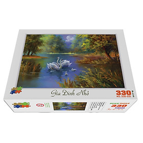 Hình ảnh Bộ tranh xếp hình jigsaw puzzle cao cấp 330 mảnh – Gia Đình Nhỏ