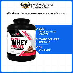 Sữa Tăng Cơ Power Whey Isolate BioX Hộp 2.27Kg