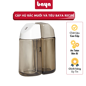 Mua Bộ 2 Hũ Rắc Muối Và Tiêu BAYA RECIPE Chất Liệu Nhựa Cứng Trong Suốt Có Nam Châm Cố Định Bộ Hũ Dễ Dàng  Tiện Lợi 4069