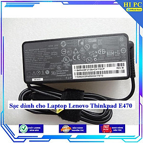 Sạc dành cho Laptop Lenovo Thinkpad E470 - Kèm Dây nguồn - Hàng Nhập Khẩu