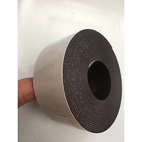 Cuộn nam châm dẻo có phủ lớp băng keo hai mặt ( khổ 3mx3cmx1mm)