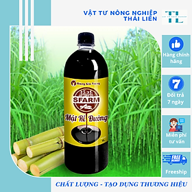 Hình ảnh Mật Rỉ Đường Dùng Nuôi Cấy Vi Sinh, Ủ Rác Thải Hữu Cơ, Cải tạo đất, Ủ Phân Chai 1 Lít Sfarm (~1.40Kg)