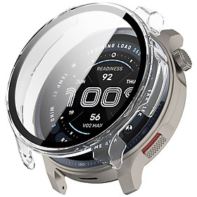 Ốp Case PC Mặt Kính Cường Lực chống va đập cho Amazfit Balance 2 - Hàng Chính Hãng