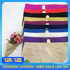 Combo 10 quần lót nữ Su đúc không đường may, hàng đẹp loại tốt, vải thun lạnh, co giãn đàn hồi tốt, không gây khó chịu khi mặc,đồ lót nữ vải lạnh phù hợp mọi lứa tuổi