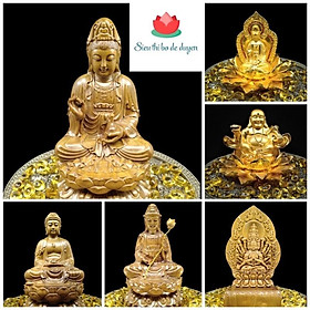 Mua Tượng gắn ô tô - tượng để bàn hợp kim (Ngài Di Lặc Bổn Sư Quan Âm)
