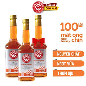 Mật ong rừng nguyên chất Honimore hoa Cao Nguyên 630g - Mua 2 tặng 1 cùng  loại