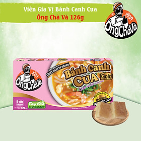 Viên Gia Vị Bánh Canh Cua Ông Chà Và Gold 126gr (Crab Noodle Broth Cubes)