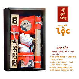 Mua Bộ Quà Tặng Trầm Hương Cao Cấp Lộc 3 Lành Tân Gia Khai Trương Mong An Yên Tài Lộc Phúc Lành Trang Trí Nhà Cửa