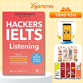 Hình ảnh Hackers IELTS : Listening - Giỏi IELTS Không Tốn Mấy Đồng ( Tặng Bookmark Tuyệt Đẹp )