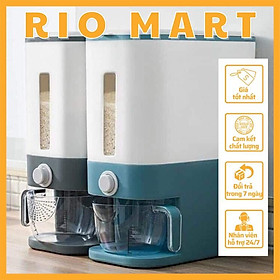 Mua Thùng Đựng Gạo Thông Minh 12Kg Chính Hãng Bucook Cao Cấp Chống Ẩm Mốc  Côn Trùng - Bảo Hành 12 Tháng - R07 RIOMART