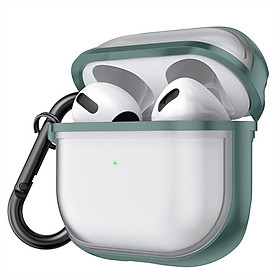 Bao Case PC Trong Suốt Viền Color cho AirPods 3 - Hàng Chính Hãng