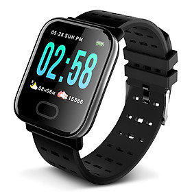 Smart Bracelet Fitness Tracker Large Screen Health Monitoring Blood Pressure Heart Rate Sleeping Sports Detecting