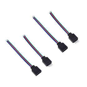 Phụ Kiện Đèn Led RGB 3528 5050: Jack Cắm, Ghim 4 Chân, Kẹp Nối