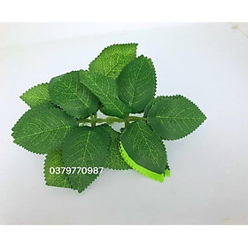 Mua Hoa lụa - Combo 30 Lá Hồng trang trí