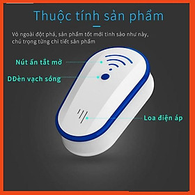 Khuyến mãi - Máy đuổi côn trùng chuột gián bằng sóng âm tần suất cao MAGICAL