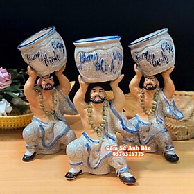 Mua Chậu tượng la hán nâng chậu cao 25cm