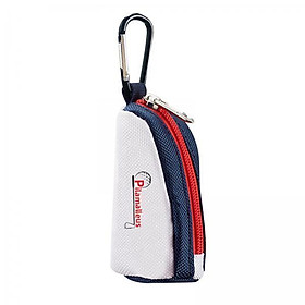2x Professional Golf Ball Bag Pouch with Zipper Accessories Outdoor  Pocket Carrying Organizer