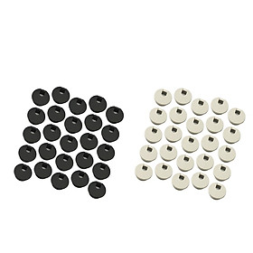40Pcs Desk Computer Round Grommet Table Cable Wire Hole Cover 35mm 1.38''