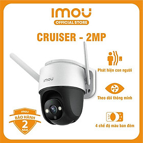 [12.12 Tặng thẻ SD 64GB] Camera Wifi Imou Cruiser (2MP) I Phát hiện con người I Ghi hình màu ban đêm I Đàm thoại 2 chiều I Hàng chính hãng