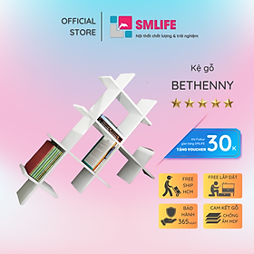Mua Giá sách hiện đại bằng gỗ công nghiệp SMLIFE Bethenny