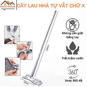 Mua Cây Lau Nhà Tự Vắt Thông Minh Chữ X Xoay 360 Độ