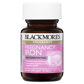 Viên Sắt Dành Cho Bà Bầu Blackmores Pregnancy Iron 3O Viên