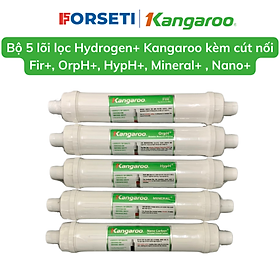 Bộ 5 lõi chức năng Kangaroo lõi FIR+, OrpH+, HypH+, Min+, Nano+ dùng cho máy lọc nước Kangaroo Hydrogen - Hàng chính hãng