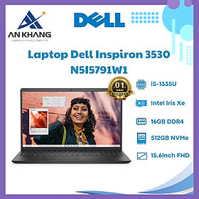 Mua Laptop Dell Inspiron 3530 N5I5791W1 (Core i5-1335U | 16GB | 512GB | 15.6 inch FHD 120Hz | Win 11 | Office | Đen) - Hàng Chính Hãng - Bảo Hành 12 Tháng Tại Dell Việt Nam