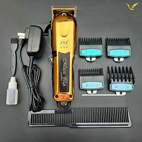 Tông đơ cắt tóc chuyên nghiệp f80 zsz lưỡi kép sắc bén đã chỉnh lưỡi tặng cữ 1,5mm và 4,5mm + lược cắt tóc