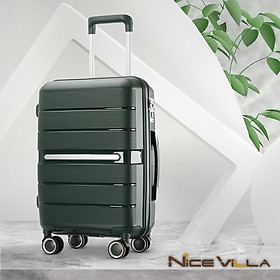 Vali Du Lịch Nhựa Dẻo PP Nice villa Siêu Bền Size 24inch