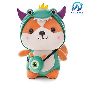 Thú Bông Chó Shiba Hóa Trang Cosplay Ngộ Nghĩnh 25cm Quà Tặng Siêu Dễ Thương