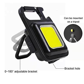 Mua Đèn Pin Mini Siêu Sáng  Đèn Led COB Khẩn Cấp Đa Năng Có Thể Sạc Lại Kèm Móc Khóa Nhỏ Gọn Tiện Dụng  Đèn Ngoài Trời