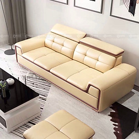 Sofa băng bọc da cao cấp BMSF32 Tundo Kích thước 2m x 90cm