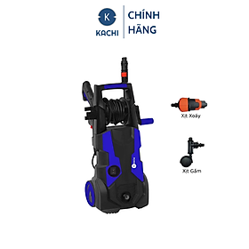 Máy Phun Xịt Rửa Cao Áp Kachi MK263 1900W tặng kèm xịt gầm và xịt xoáy - Hàng chính hãng