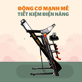 Máy Chạy Bộ Poongsan TMP-250 Kèm Máy Massage , Tạ Tay , Khung Gập Bụng , Có Thể Gấp Gọn , Không Gây Tiếng Ồn Có Thể Dùng Cho Hộ Gia Đình Hoặc Phòng Tập