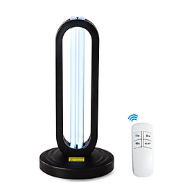 110V 38W UV Sterilizing Light with Remote Control Double Sterilization of UV Light & Ozone Adjustable Disinfection Time