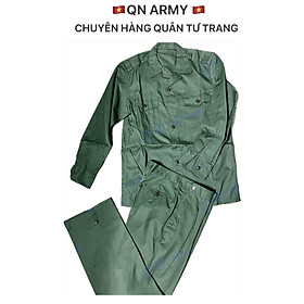 Bộ quần áo màu xanh bộ đội dã chiến xanh, bộ bảo hộ