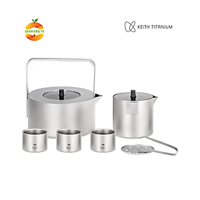 Mua Bộ ấm pha trà Titanium tea set Keith Ti3924 - Hàng chính hãng