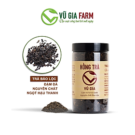 Hồng Trà ( Trà Đen) Cao Cấp Nguyên Chất Vũ Gia (100g/ hũ) + Tặng 5 Túi Lọc Đựng Trà