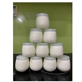 Mua Combo 06 Hũ Thủy Tinh Sữa Chua 100ml   200ml Nắp Nhựa | Tùy Chọn Kiểu Dáng   Dung Tích