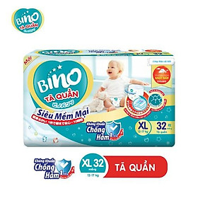 Tã quần Bino pants XL32 công nghệ Nhật Bản kháng khuẩn