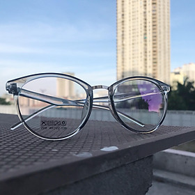 Kính mắt Không độ UNISEX gọng Oval (có hộp đi kèm)