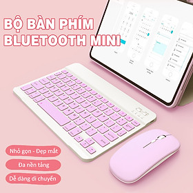 Bộ bàn phím bluetooth không dây mini 10 inch - D1435