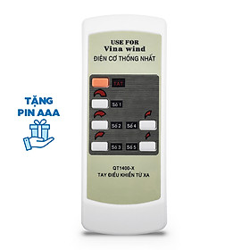 Remote điều khiển cho quạt trần Vinawind điện cơ Thống Nhất QT1400X