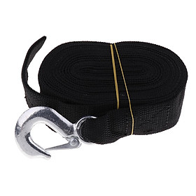7m Boat Winch Trailer Replacement Webbing Nylon Strap with Heavy Duty Hook