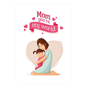 Sổ Lò Xo Notebook Minh Long - Mom You’Re My World (196 Trang)